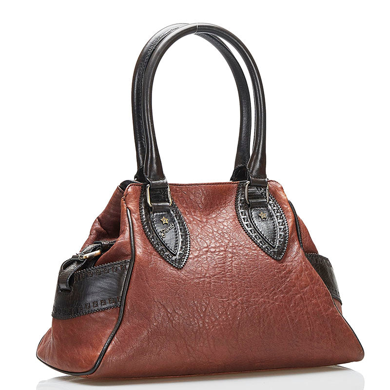 Luxury FendiEtniko Leather Handbag - '10s