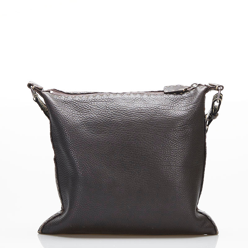 Luxury FendiSelleria Leather Crossbody Bag - '10s