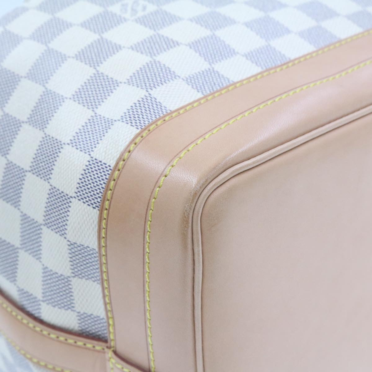 LOUIS VUITTON Damier Azur Noe Shoulder Bag N42222 LV 21577S