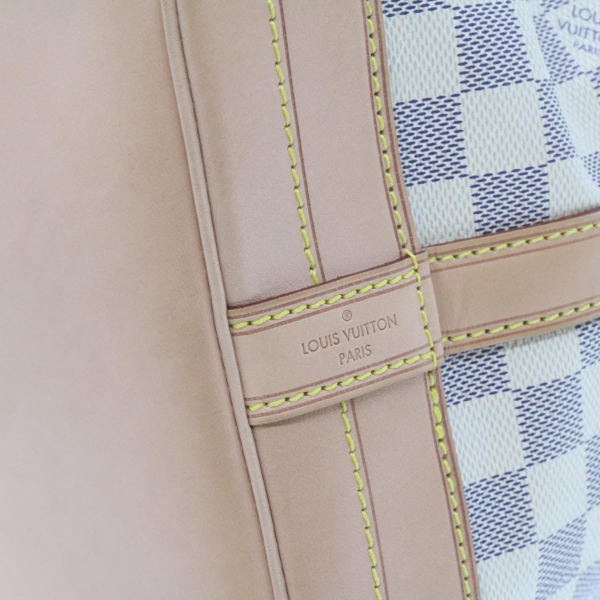 LOUIS VUITTON Damier Azur Noe Shoulder Bag N42222 LV 21577S