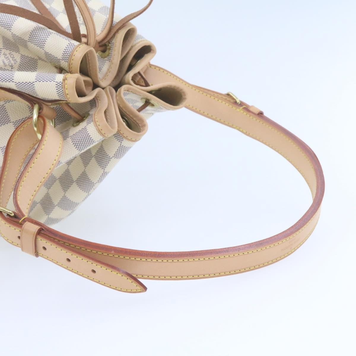 LOUIS VUITTON Damier Azur Noe Shoulder Bag N42222 LV 21577S