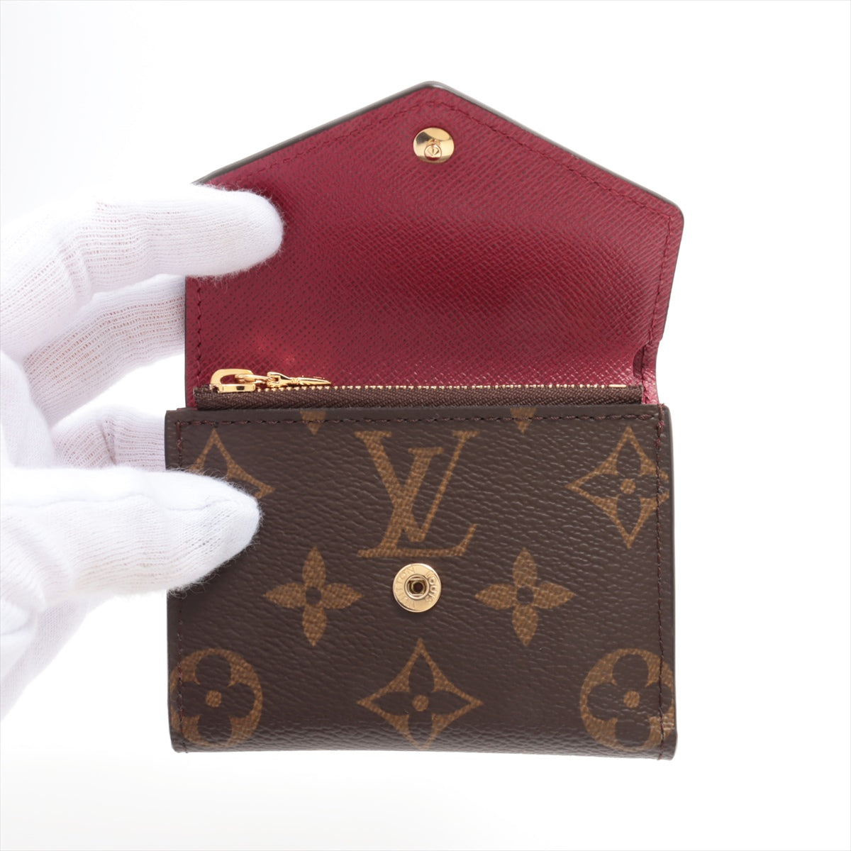 Louis Vuitton Monogram Portfolio Zoe M62932 Fushai Compact Wallet