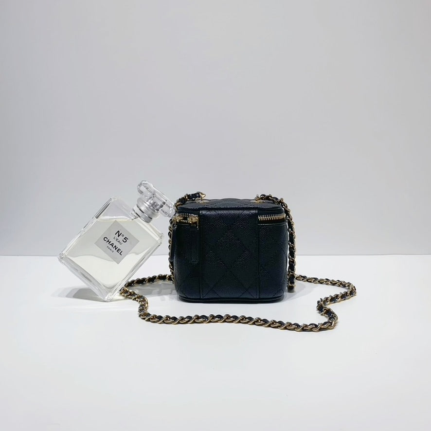 No.3980-Chanel Caviar Mini Vanity With Classic Chain (Brand New / 全新)