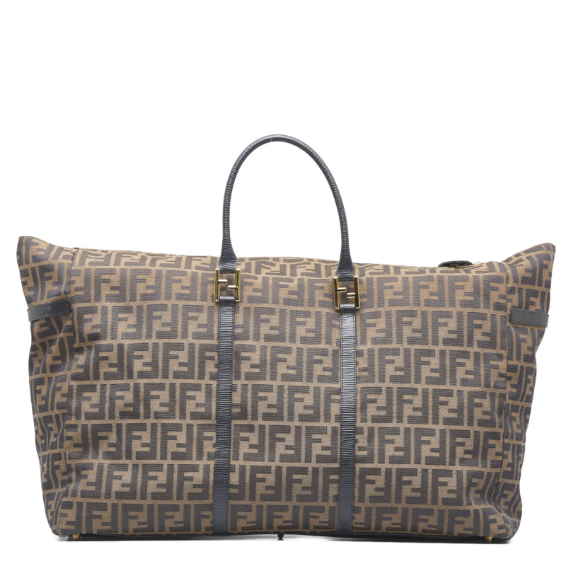 Luxury FendiZucca Canvas Travel bag - '10s