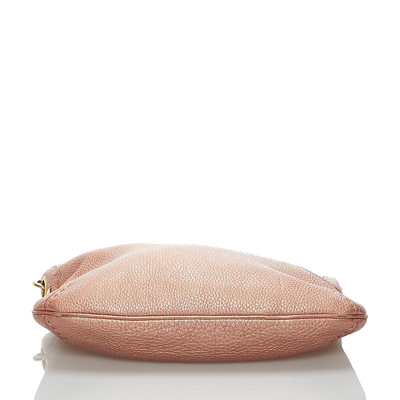 Luxury Fendi Selleria Leather Crossbody Bag - '10s