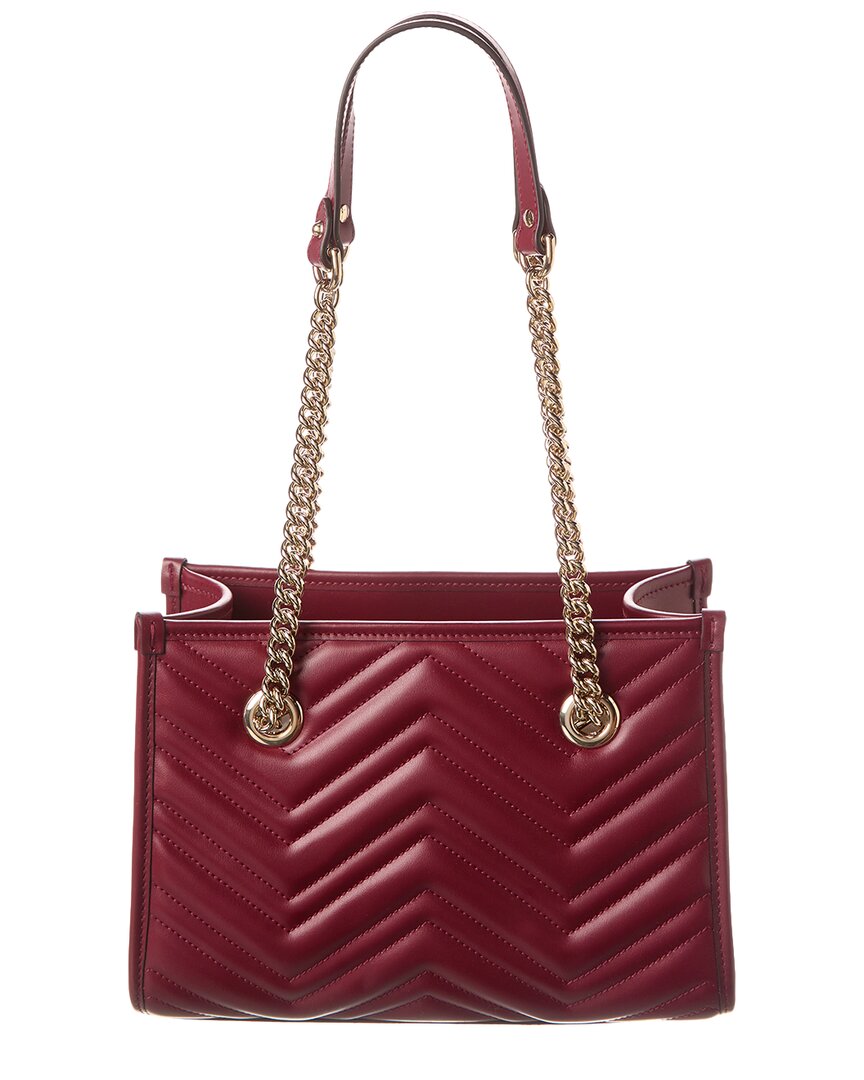Luxury Gucci Trending 2025 GG Marmont Small Leather Tote