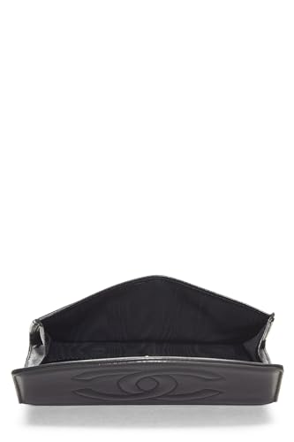 Chanel,  Black Lambskin Timeless 'CC' Compact Wallet, Black