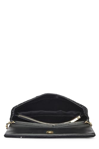 Chanel,  Paris-Cosmopolite Black & Gold Sequin Please Dare To Disturb Flap Bag, Black