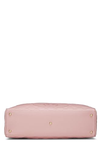 Chanel,  Pink Quilted Caviar Bowler, Pink