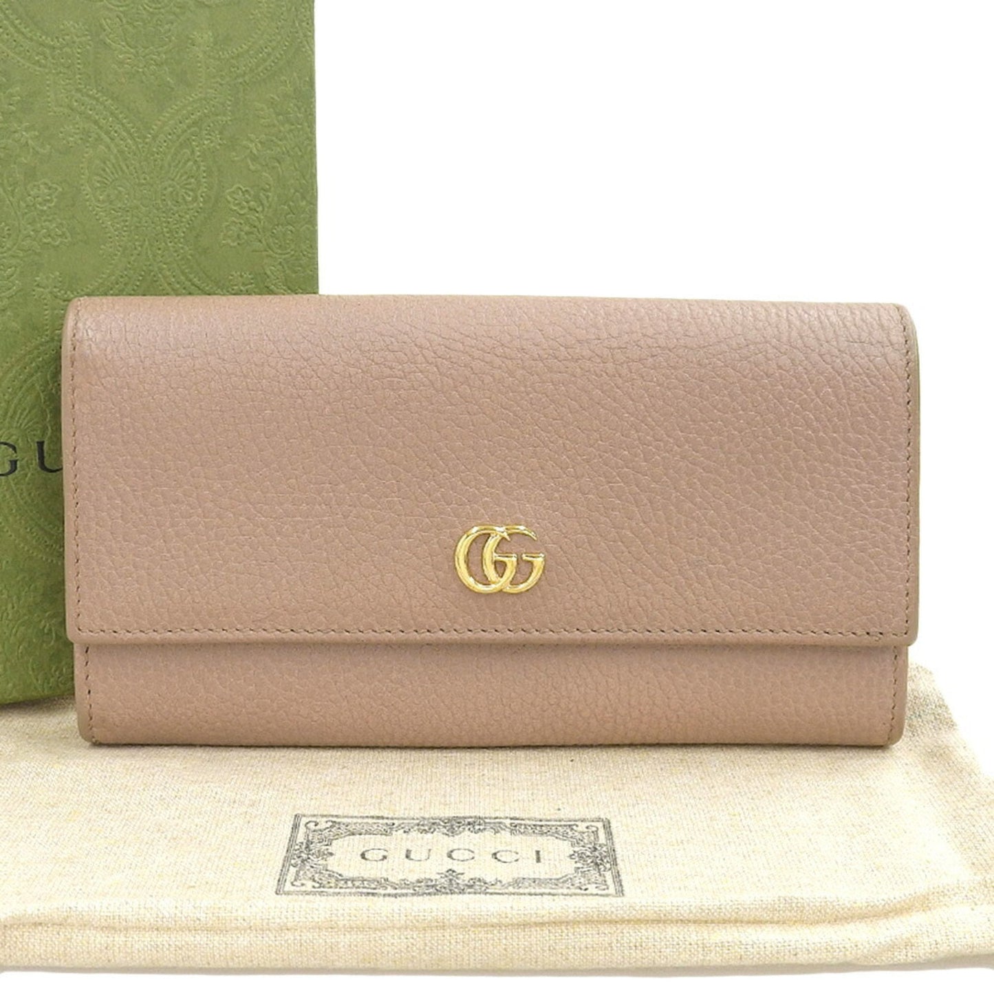Luxury Gucci Trending 2025 Gg Marmont  Leather Wallet  ()
