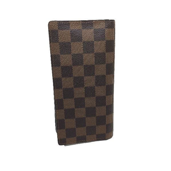 LOUIS VUITTON Bifold Wallet N60017 Damier canvas Brown Wallet with card pocket Damier Portefeuille Blaza mens()