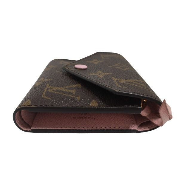 LOUIS VUITTON Coin case M62360 Monogram canvas Rose Valerie Coin purse with Card Case Monogram Portefeuille Victorine Women