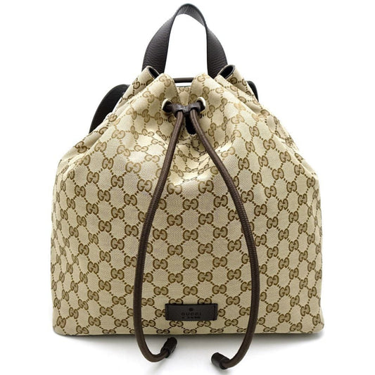Gucci Gg Canvas  Canvas Backpack Bag ()