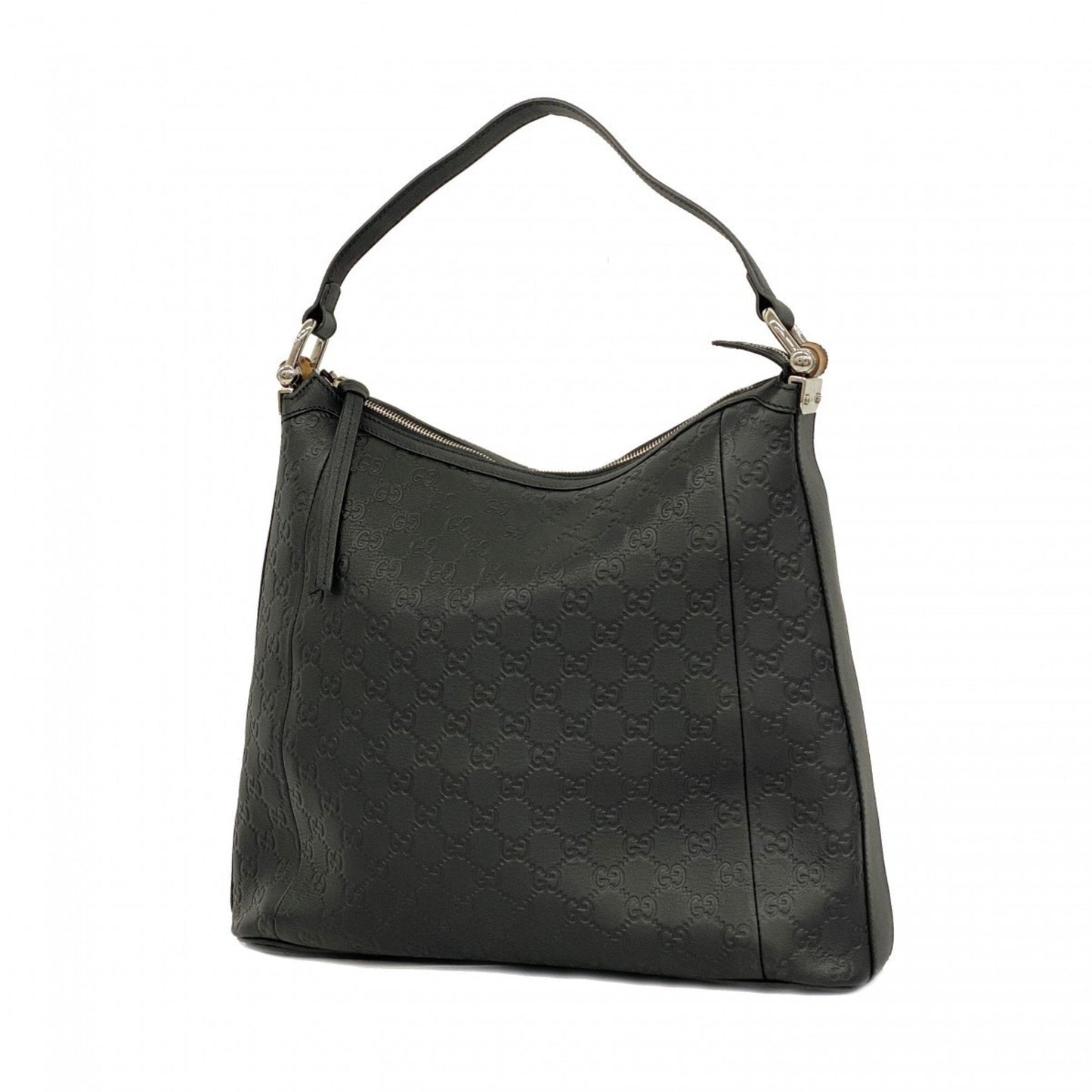 Gucci Bamboo  Leather Shoulder Bag ()