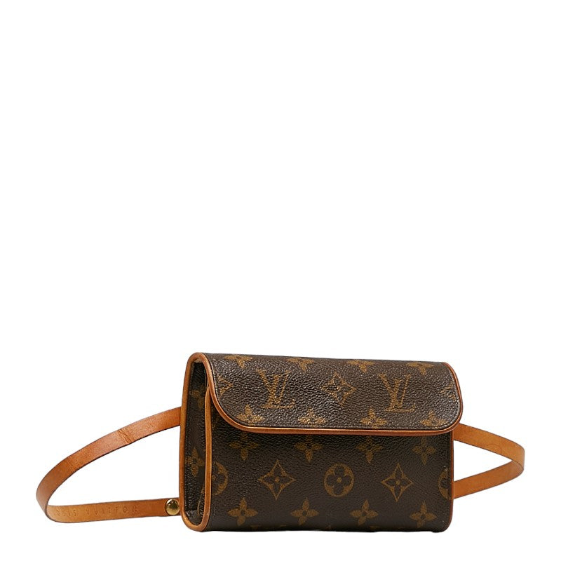 Louis Vuitton Monogram Pochette Florentine XS Belt Bag M51855 Brown