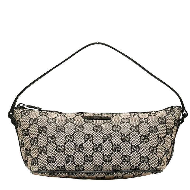 Luxury Gucci Trending 2025 Boat Handbag in Monogram Canvas Leather Black