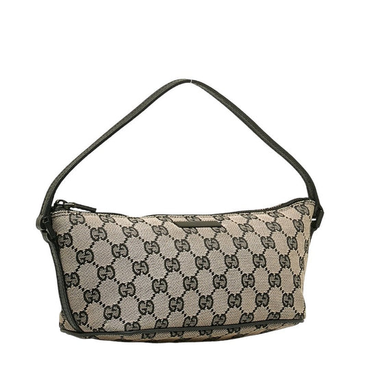 Luxury Gucci Trending 2025 Boat Handbag in Monogram Canvas Leather Black
