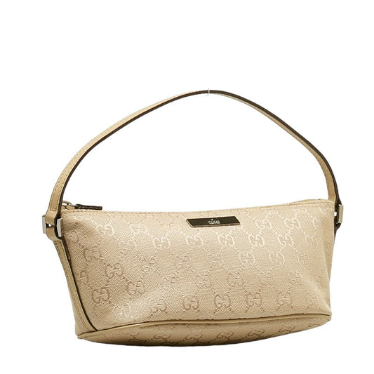 Luxury Gucci Trending 2025 Boat Handbag in Monogram Canvas Leather Beige 07198