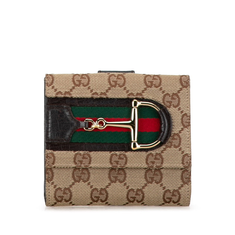 Luxury Gucci Trending 2025 GG Canvas Leather Bifold Wallet 138031