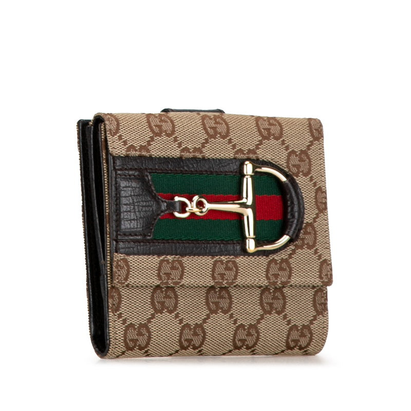 Luxury Gucci Trending 2025 GG Canvas Leather Bifold Wallet 138031