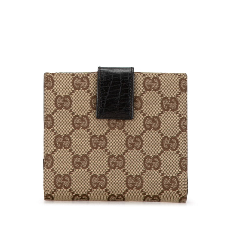 Luxury Gucci Trending 2025 GG Canvas Leather Bifold Wallet 138031