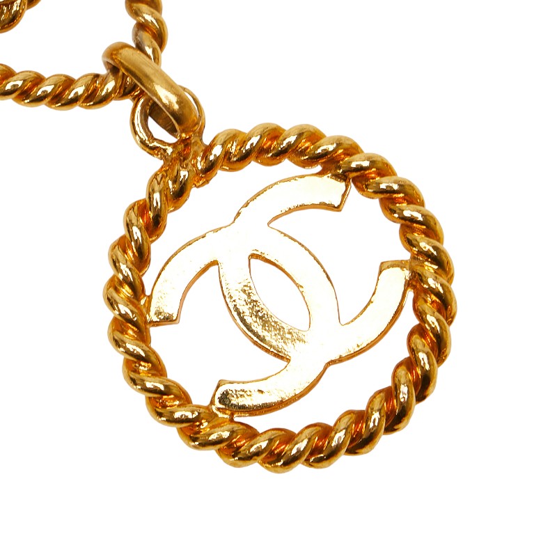 Chanel Coco Mark Chain Belt Gold