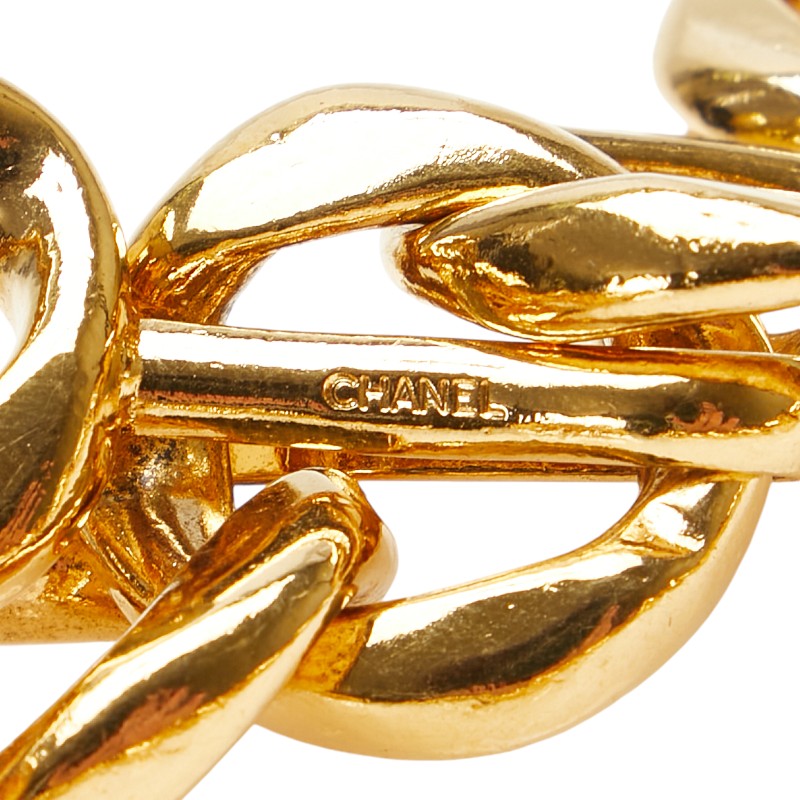 Chanel Coco Mark Medallion Chain Belt Gold
