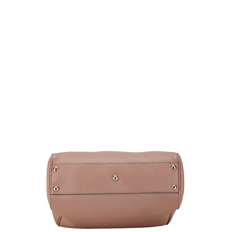 Luxury Gucci Trending 2025 Bamboo Shopper Small Leather Handbag