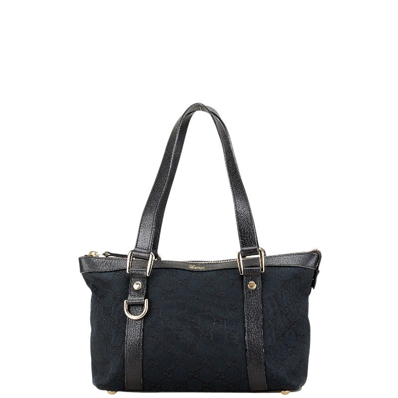 Luxury Gucci Trending 2025 GG Canvas Abby Handbag Black Leather