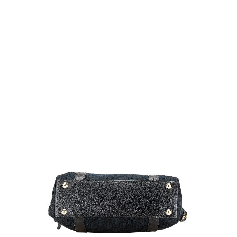 Luxury Gucci Trending 2025 GG Canvas Abby Handbag Black Leather