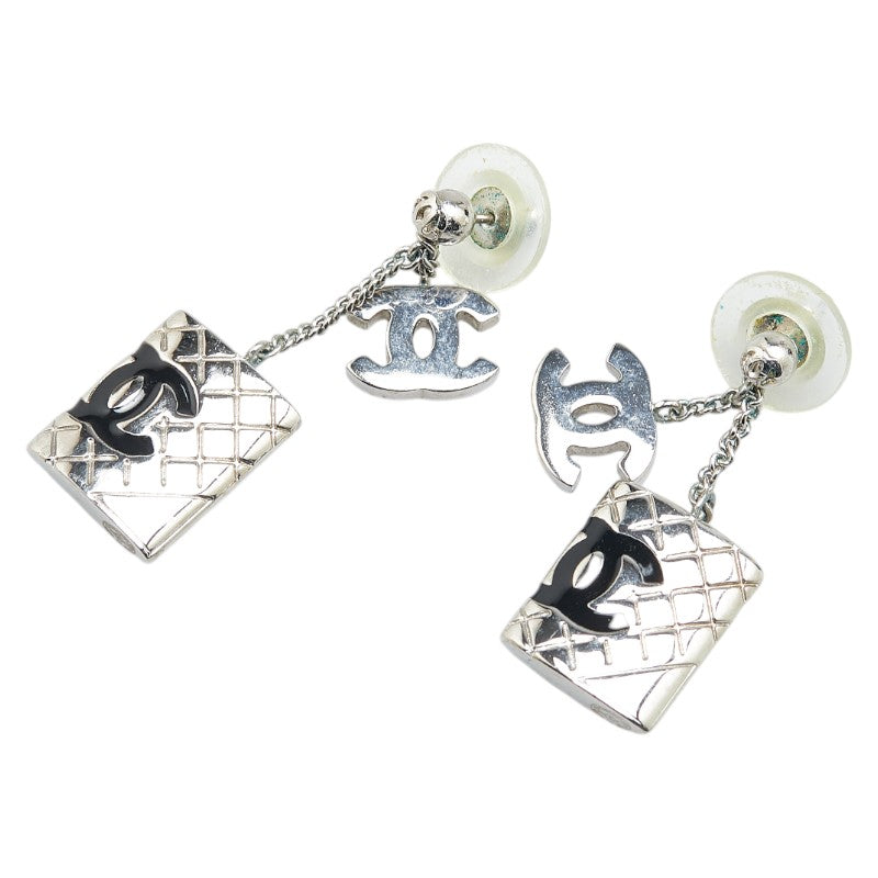 Chanel Cambon Line Metal Earrings