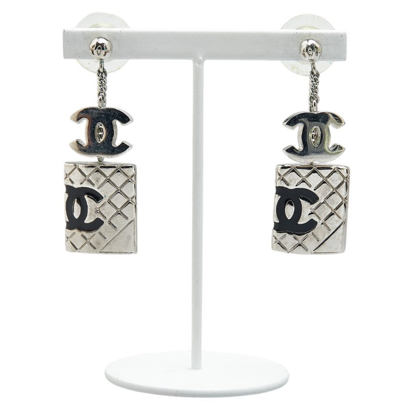 Chanel Cambon Line Metal Earrings
