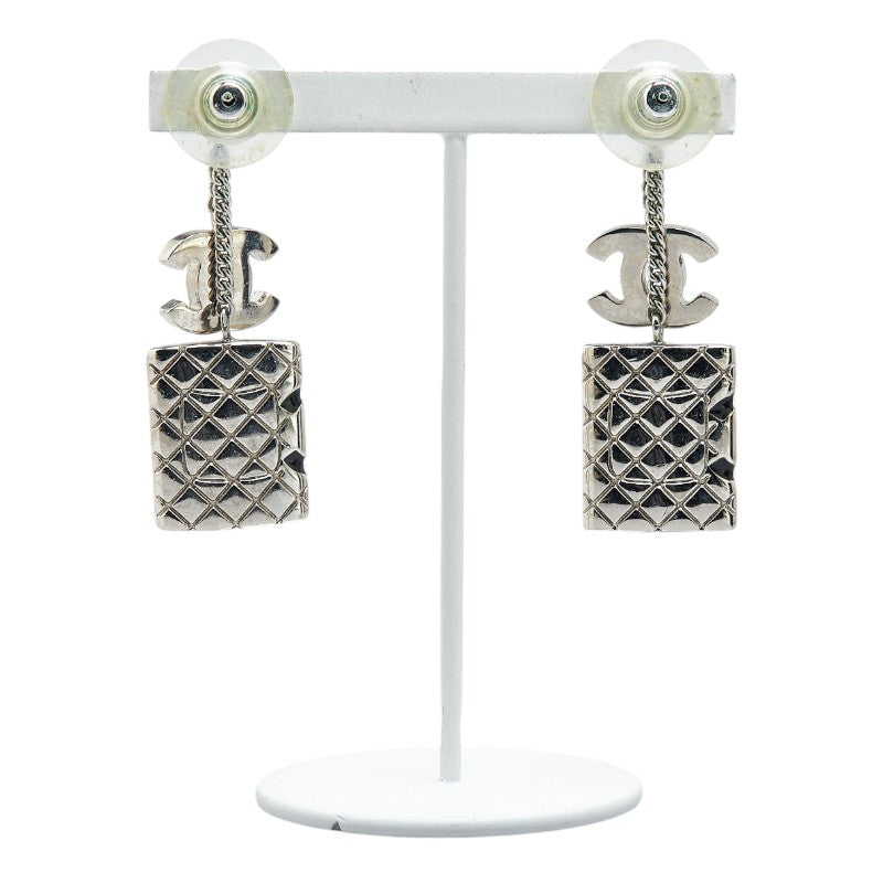 Chanel Cambon Line Metal Earrings