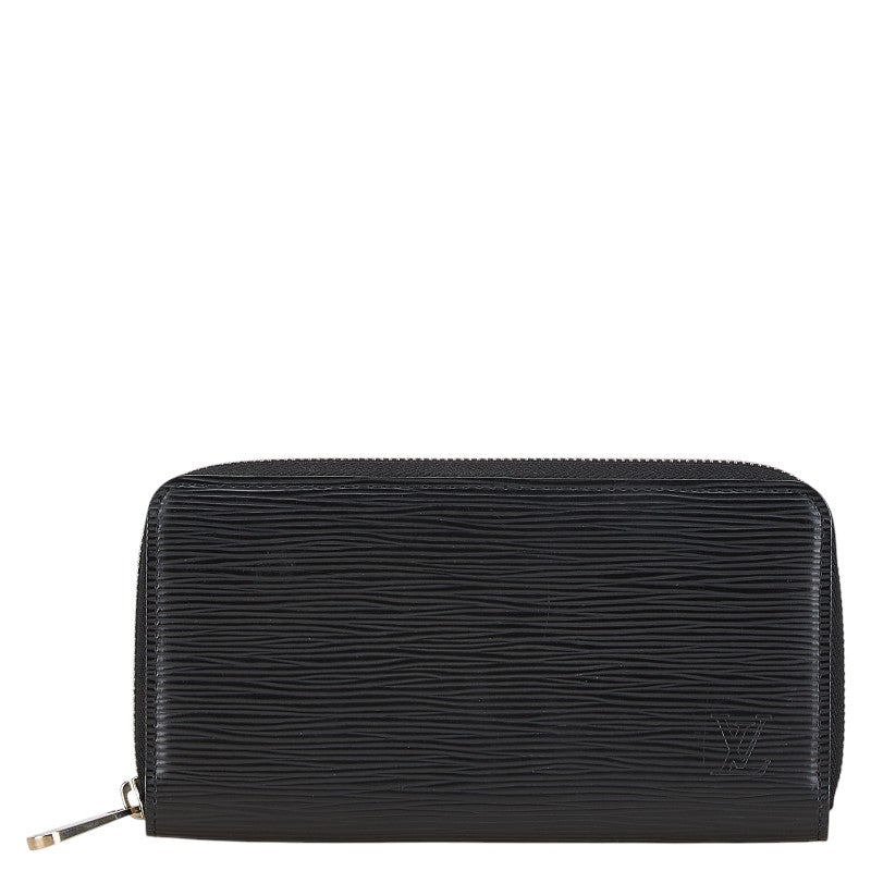 Louis Vuitton Epi Zippy Wallet Black Leather