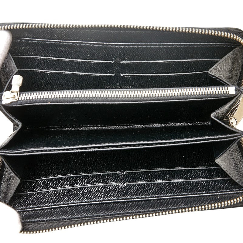 Louis Vuitton Epi Zippy Wallet Black Leather