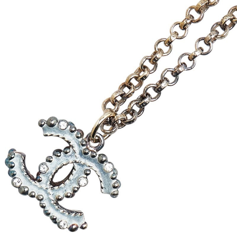 Chanel Coco Mark Necklace Gold Plated