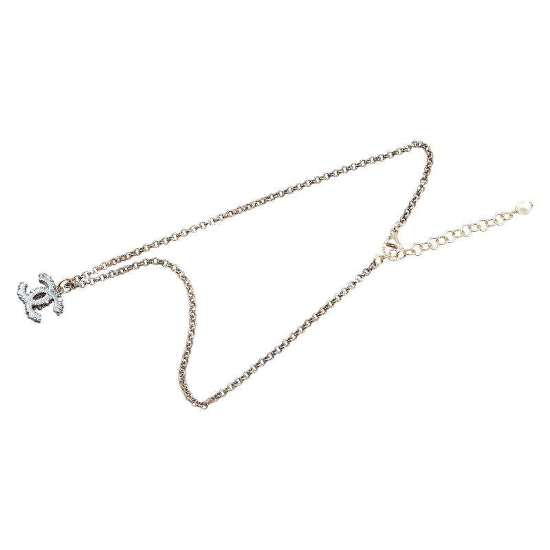 Chanel Coco Mark Necklace Gold Plated