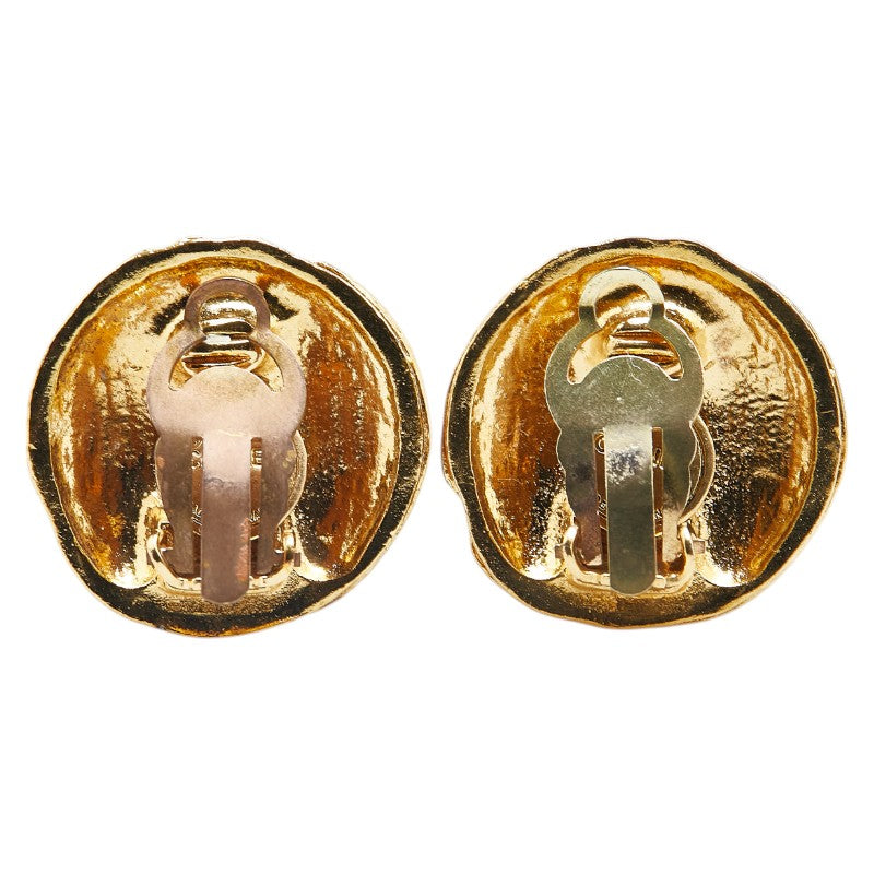 Chanel Coco Mark Gold Earrings