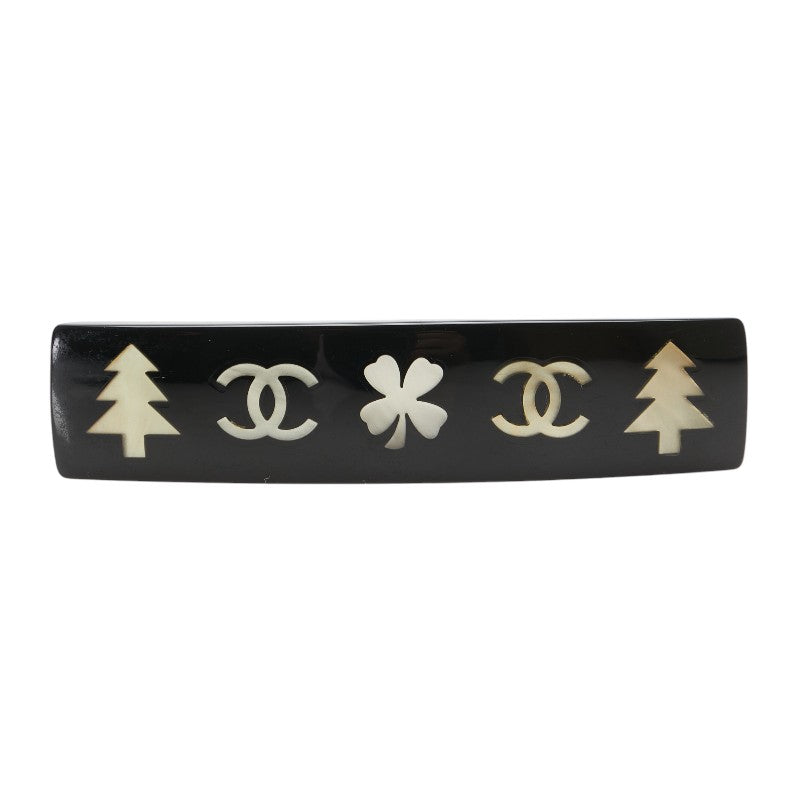 Chanel Clover Tree Motif Barrette