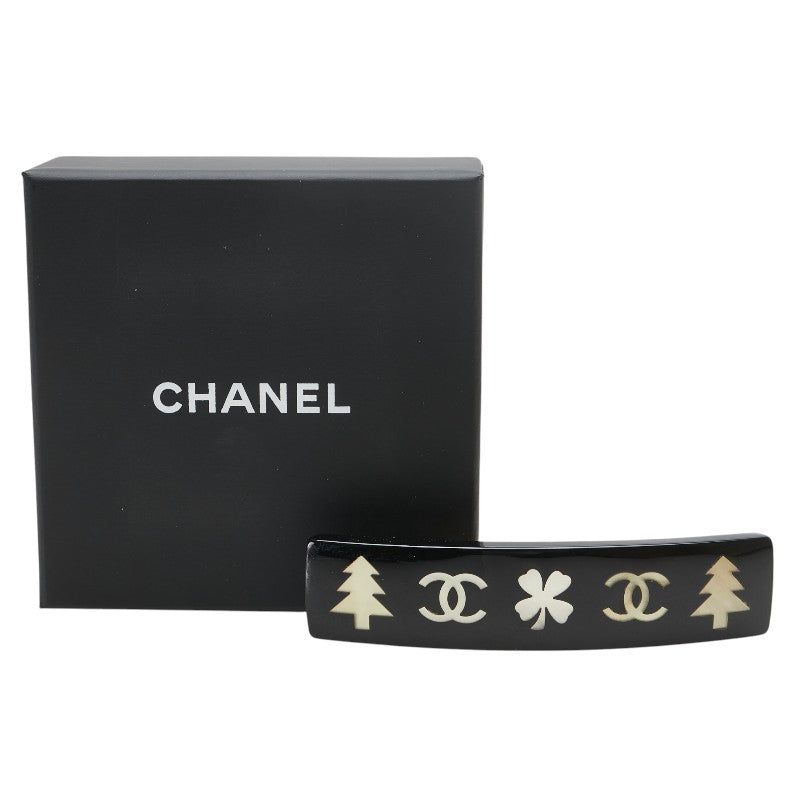 Chanel Clover Tree Motif Barrette