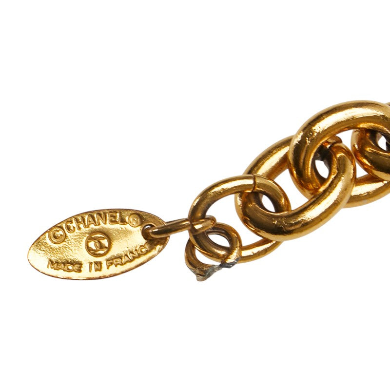 Chanel Coco Mark Matelasse Chain Belt Gold