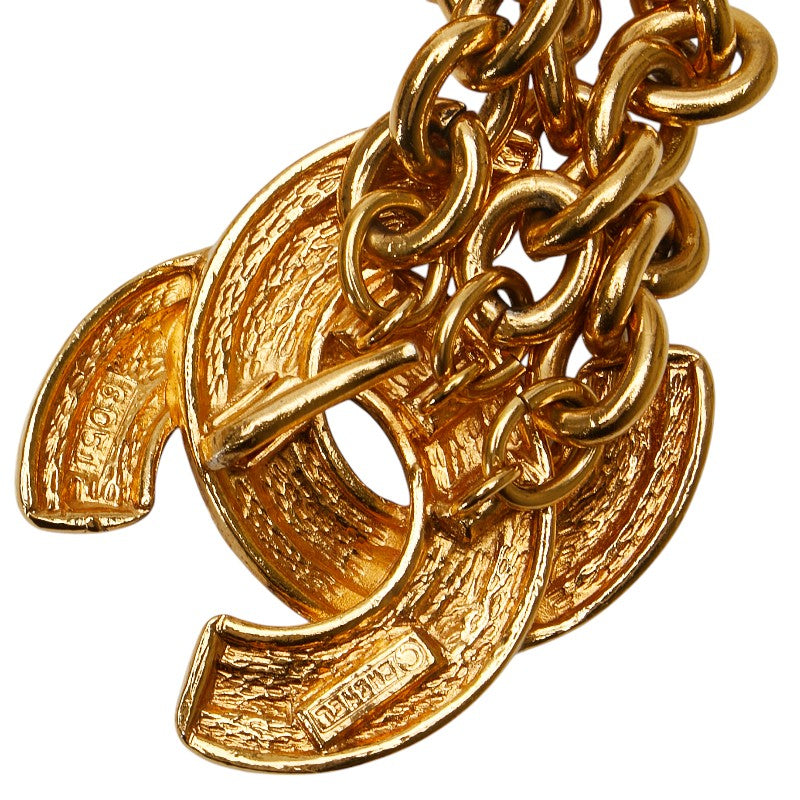 Chanel Coco Mark Matelasse Chain Belt Gold