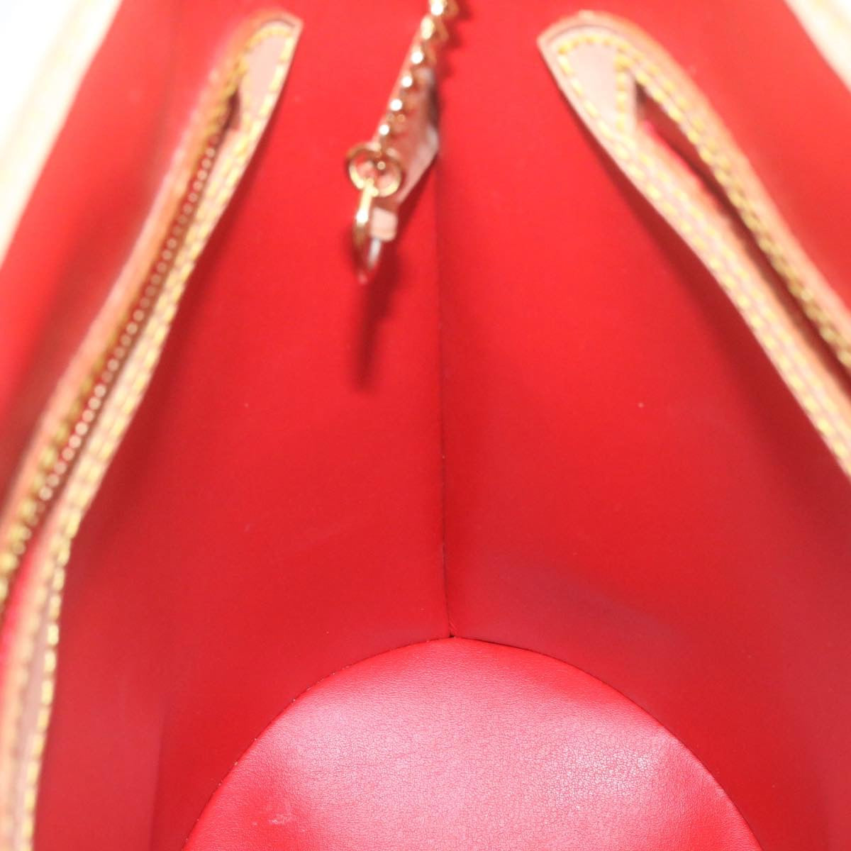 LOUIS VUITTON Monogram Vernis Bucket PM Shoulder Bag SP Order Rouge 22324S