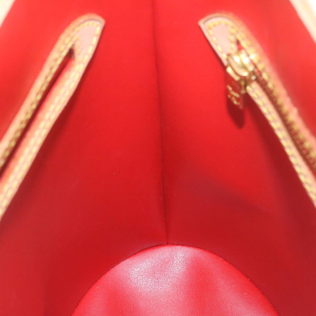 LOUIS VUITTON Monogram Vernis Bucket PM Shoulder Bag SP Order Rouge 22324S