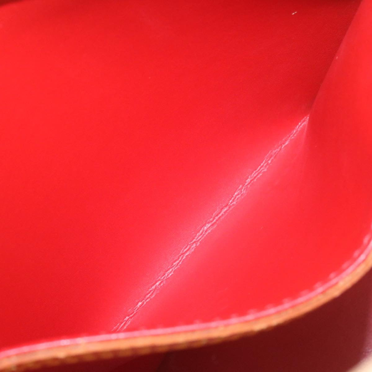 LOUIS VUITTON Monogram Vernis Bucket PM Shoulder Bag SP Order Rouge 22324S