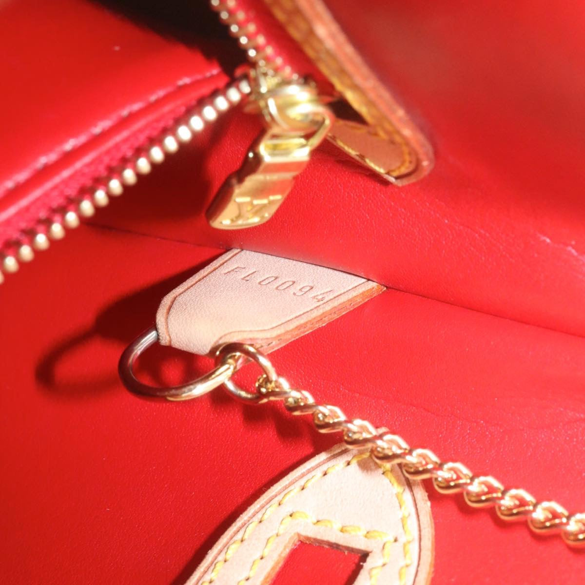 LOUIS VUITTON Monogram Vernis Bucket PM Shoulder Bag SP Order Rouge 22324S