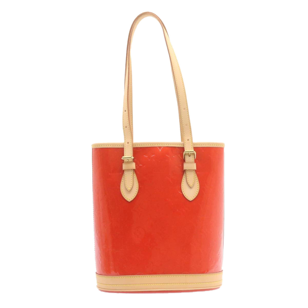 LOUIS VUITTON Monogram Vernis Bucket PM Shoulder Bag SP Order Rouge 22324S