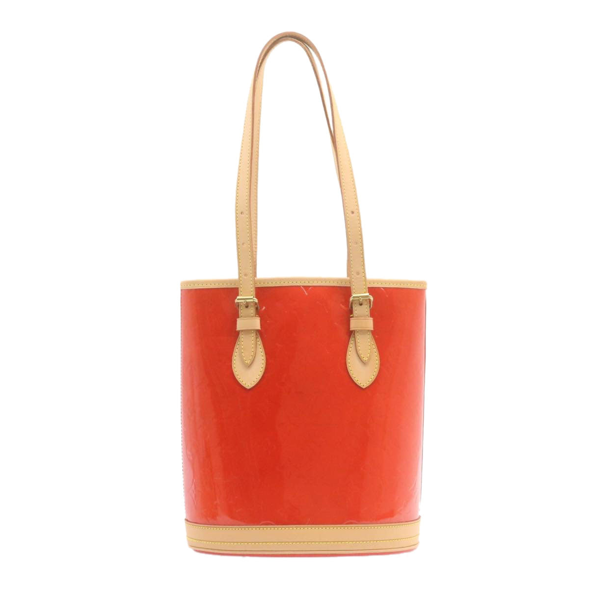 LOUIS VUITTON Monogram Vernis Bucket PM Shoulder Bag SP Order Rouge 22324S