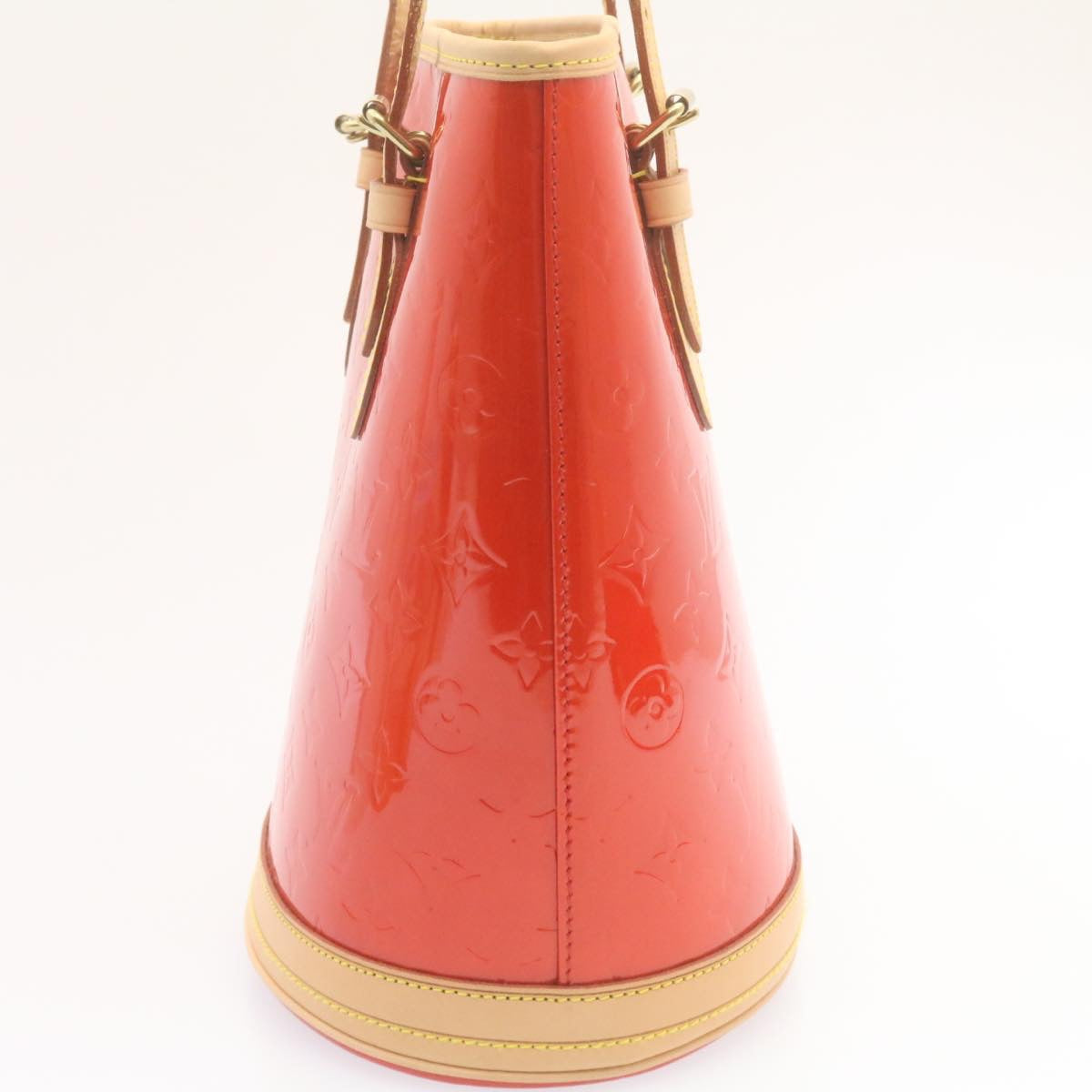 LOUIS VUITTON Monogram Vernis Bucket PM Shoulder Bag SP Order Rouge 22324S