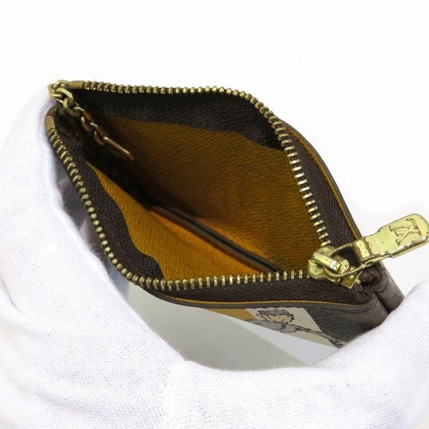 Louis Vuitton Pochette Clés  Canvas Clutch Bag ()